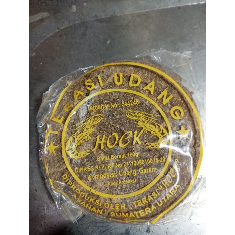 

terasi HOEk asli udang 1 bks