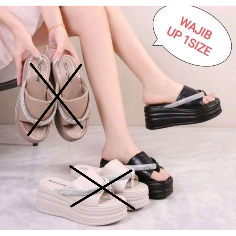 SANDAL, SANDAL SOFIYA, SANDAL WANITA, SANDAL HAK TINGGI, SANDAL KEKINIAN, SANDAL BARU, SANDAL SUPER 
