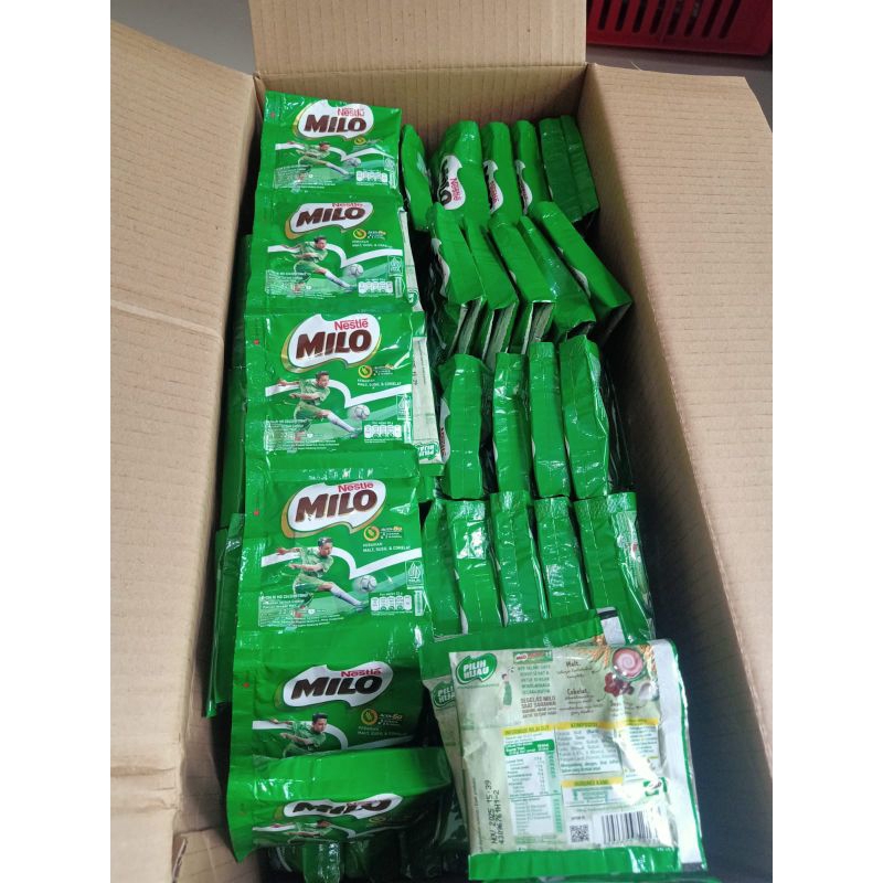 

perkardus perkarton MILO SASET ACTIV-GO 22gr / MILO 20 RENCENG SACHET (1 renceng renteng10 pcs)