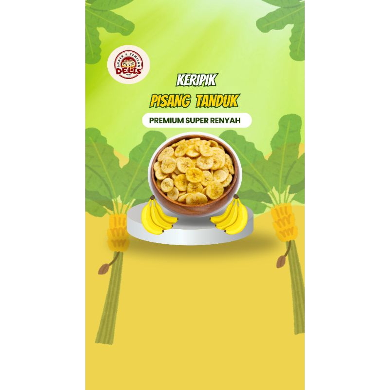 

KERIPIK PISANG KAPAS 500 gram SUPER RENYAH dan RASANYA ENAK SEKALI dijamin ketagihan