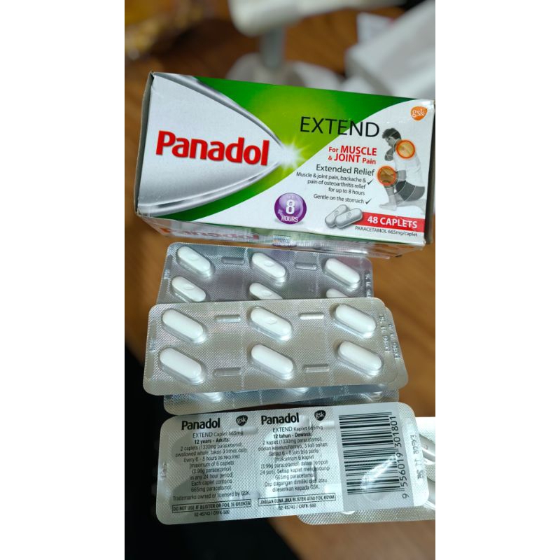 Panadol Extend ( tuk nyeri otot dan sendi ) ORI 100% malaysia Ready