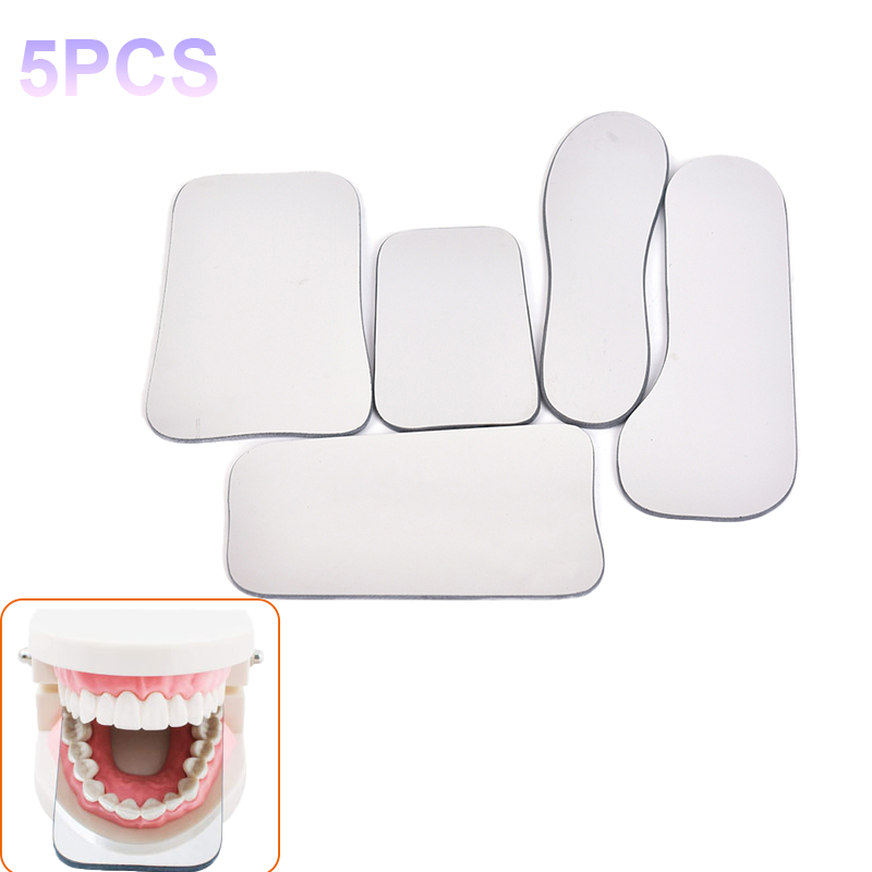 5PCS Kaca Oklusal Dental Photography Occlusal Mirror Rhodium Bukal Foto Intraoral Alat Pemeriksaan G