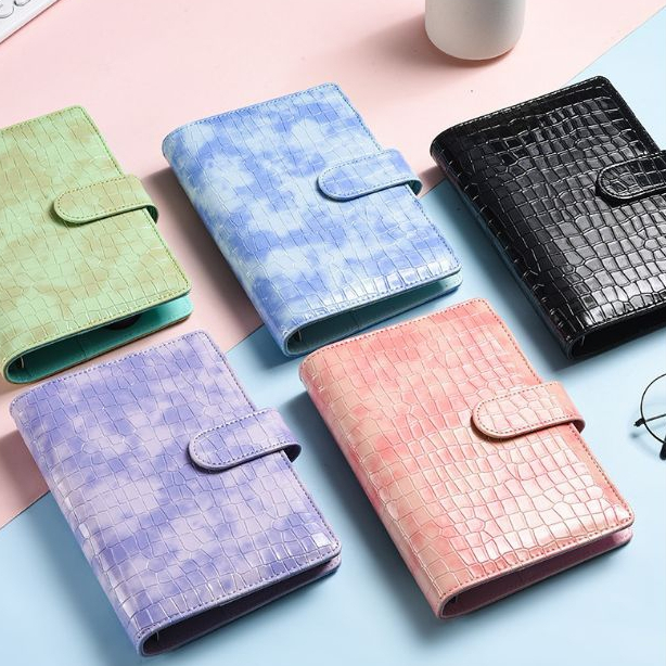

Binder A6 6 Lubang Kulit Sintetis Texture Crocodile Budgeting Keuangan Buku Catatan Tabungan Folder Kertas