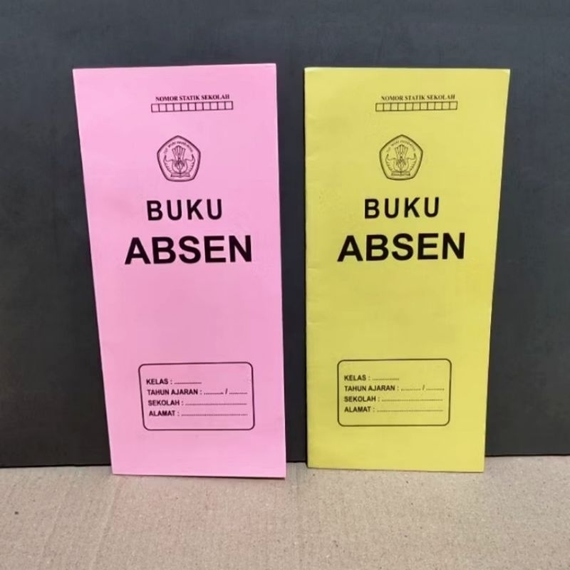 

5 Pcs Buku Absen Siswa ( Warna Random )