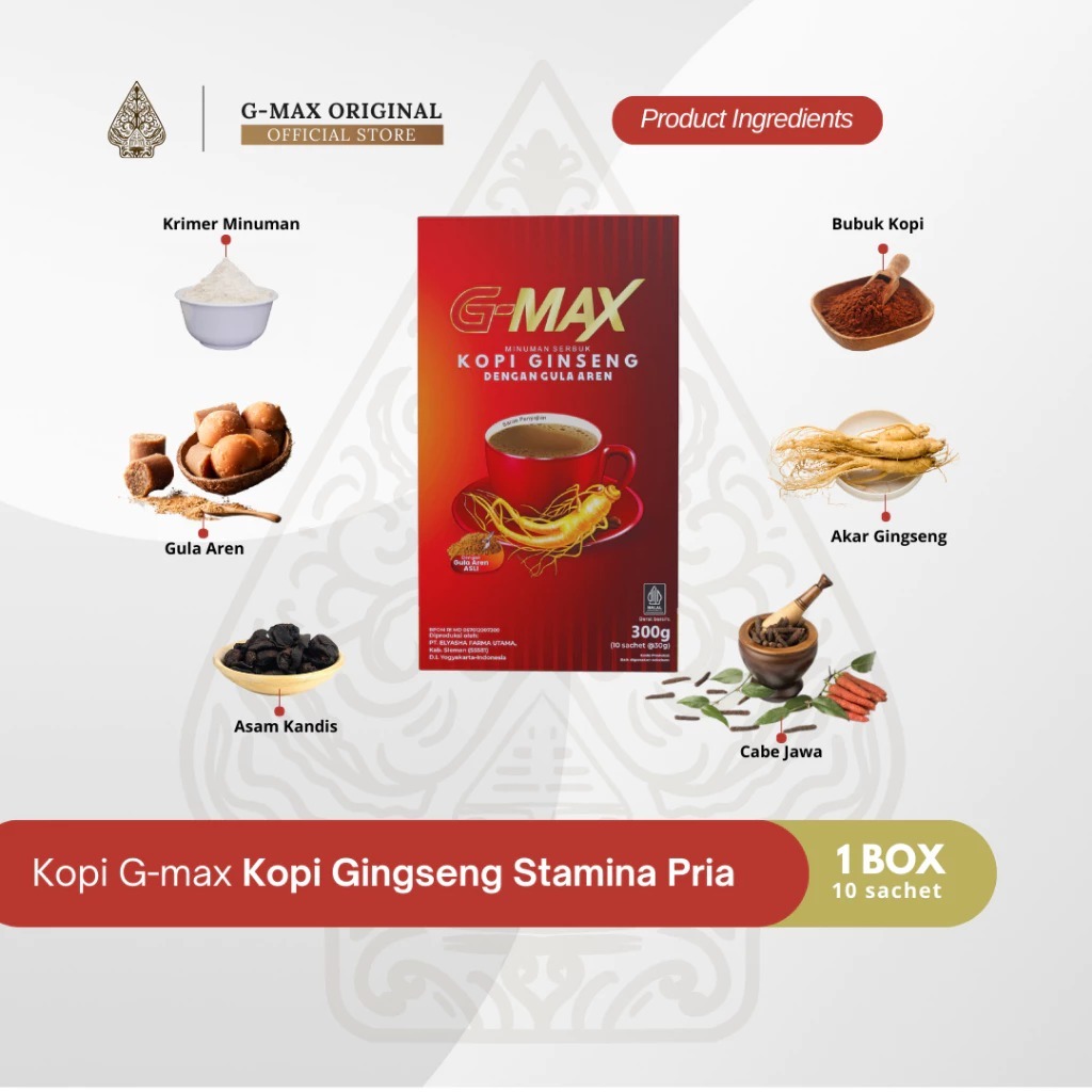 

KOPI GMAX 3 SACHET Kopi Gingseng Kopi Penambah Stamina Pria Dewasa Origanal BPOM - Kopi Dewasa Tahan Lama Terbaik