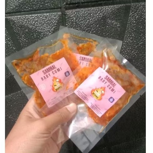 

Sambel Sachet Baby Cumi 30gr