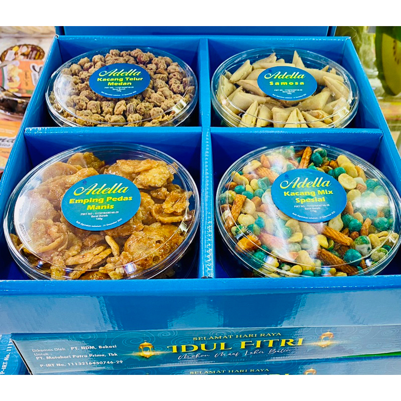 

Hampers Parcel Kue Snack Lebaran Premium Isi 4 Toples
