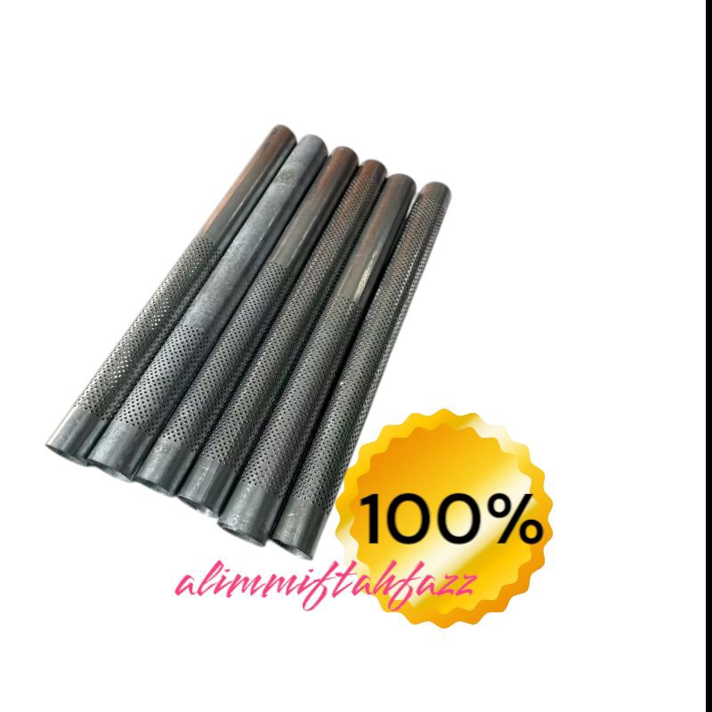 saringan knalpot racing sarteng knalpot ZRC VND TZM CMS inlet 38.lobang 2mm panjang 40 cm