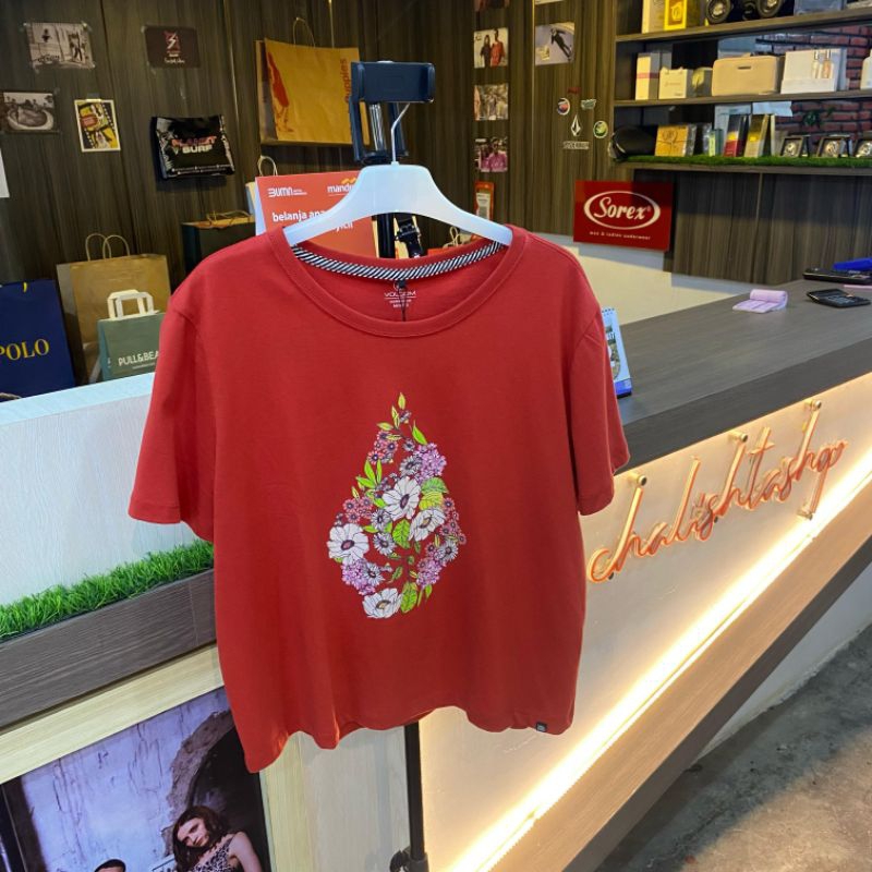 Kaos VOLCOM ORIGINAL Tshirt Wanita Volcom Ladies - LightStone