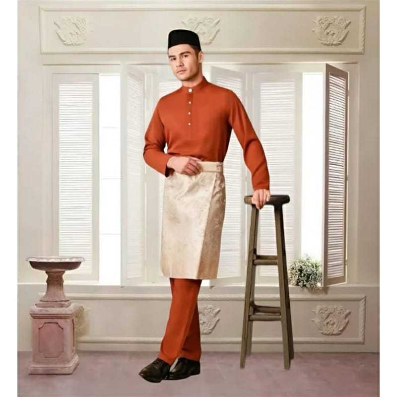 SET KOKO BAJU MELAYU AKAD NIKAH BAHAN TEBAL