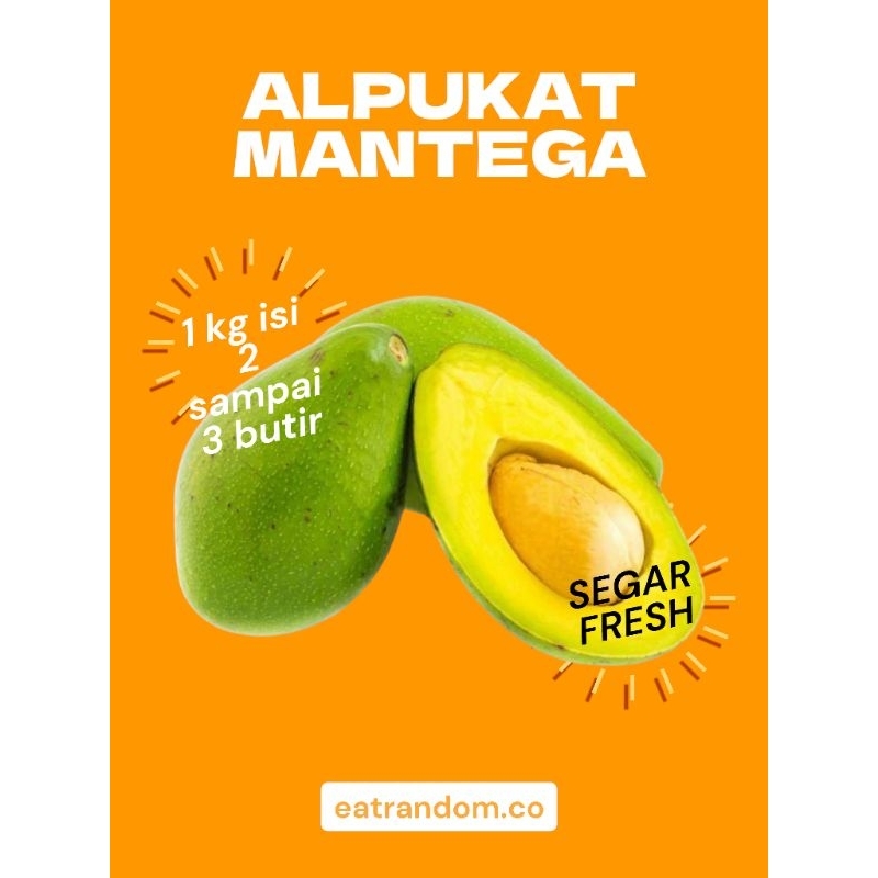 

alpukat mantega legit manis 1kg isi 2 sampai 3 butir