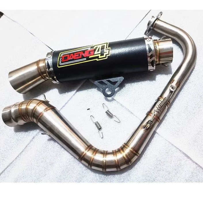 Open Pipe Canister Daeng Sai4 1set 51mm Big Elbow for Mio i125 Mio sporty Mio soul i125 Mio soulty M
