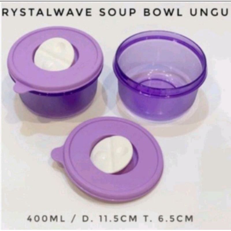 Crystalwave soup bowl Tupperware