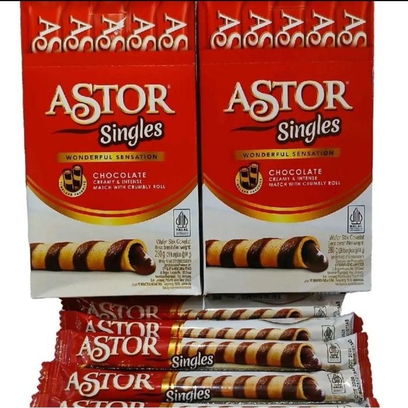 

ASTOR Wafer Chocolate singles Mayora