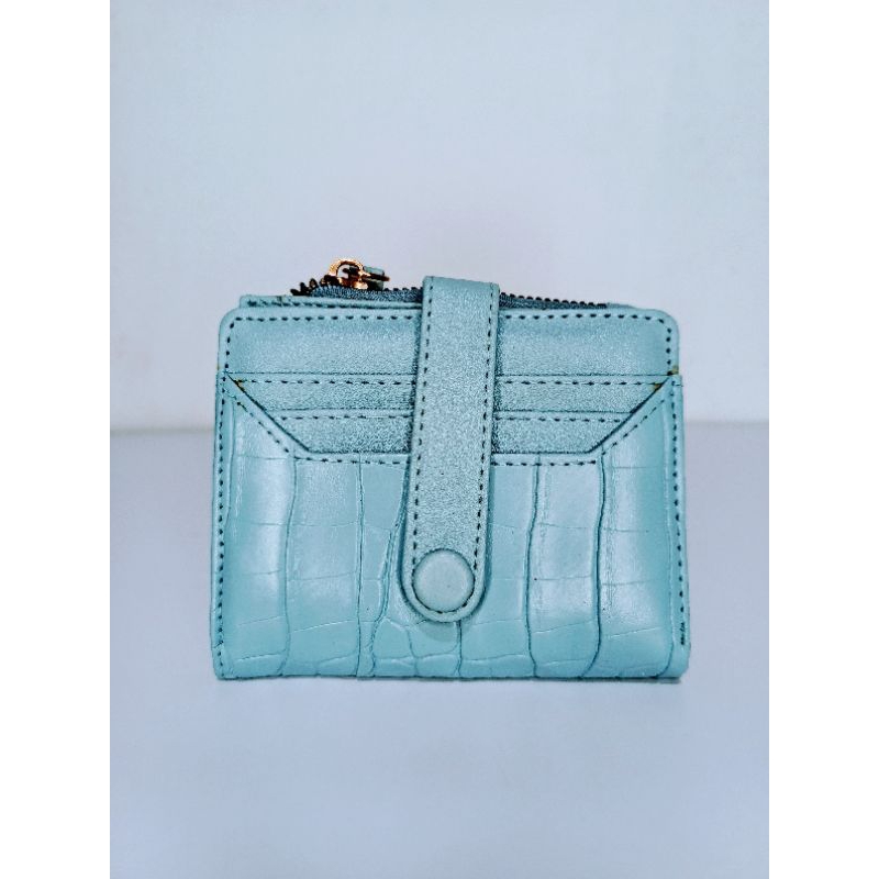 K-Lucie Dompet Wanita Dompet Lipat Wanita Tas Wanita Dompet Biru Muda Biru Tua Klucie Bukan Ceka