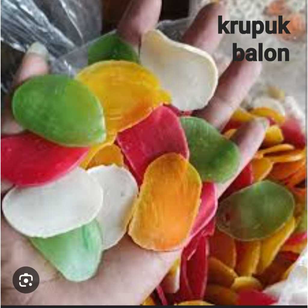 

KERUPUK BALON WARNA UB SHOP UKURAN 500g dan 1kg krupuk balon