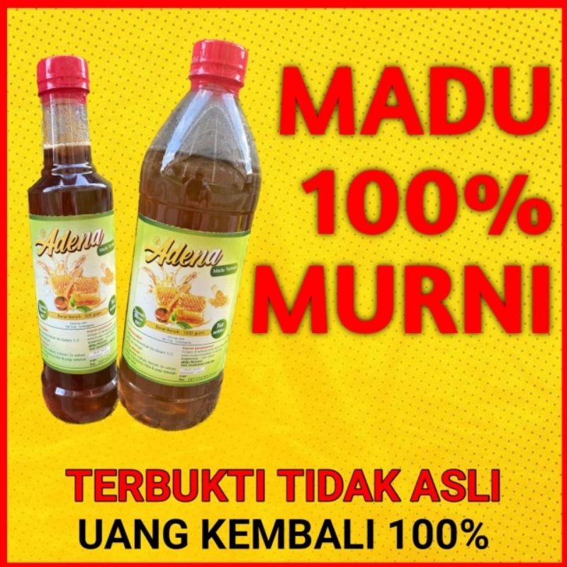 

Madu Asli Murni, Rendah Kadar Air, Full Nektar Bunga/ Tanaman Alami
