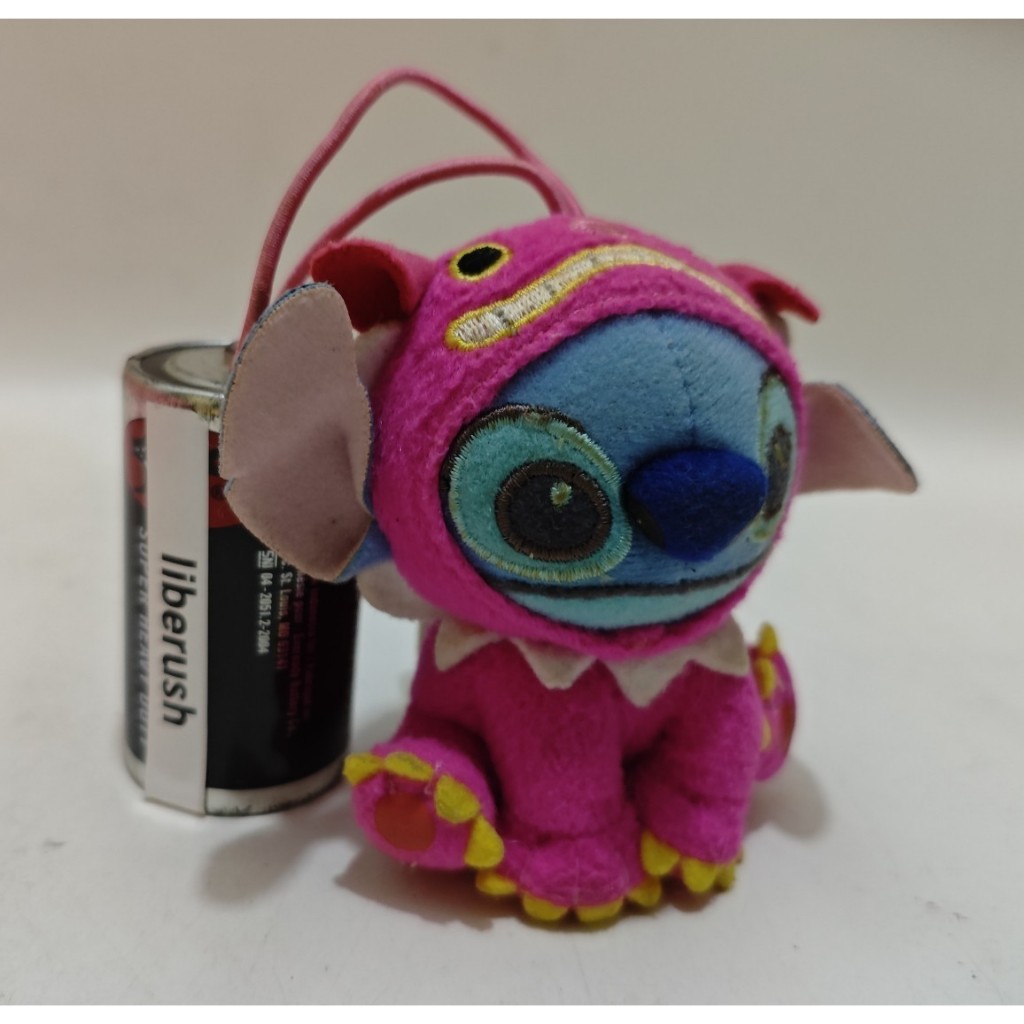 Sega disney lilo & stich okinawa limited keychain plush doll boneka