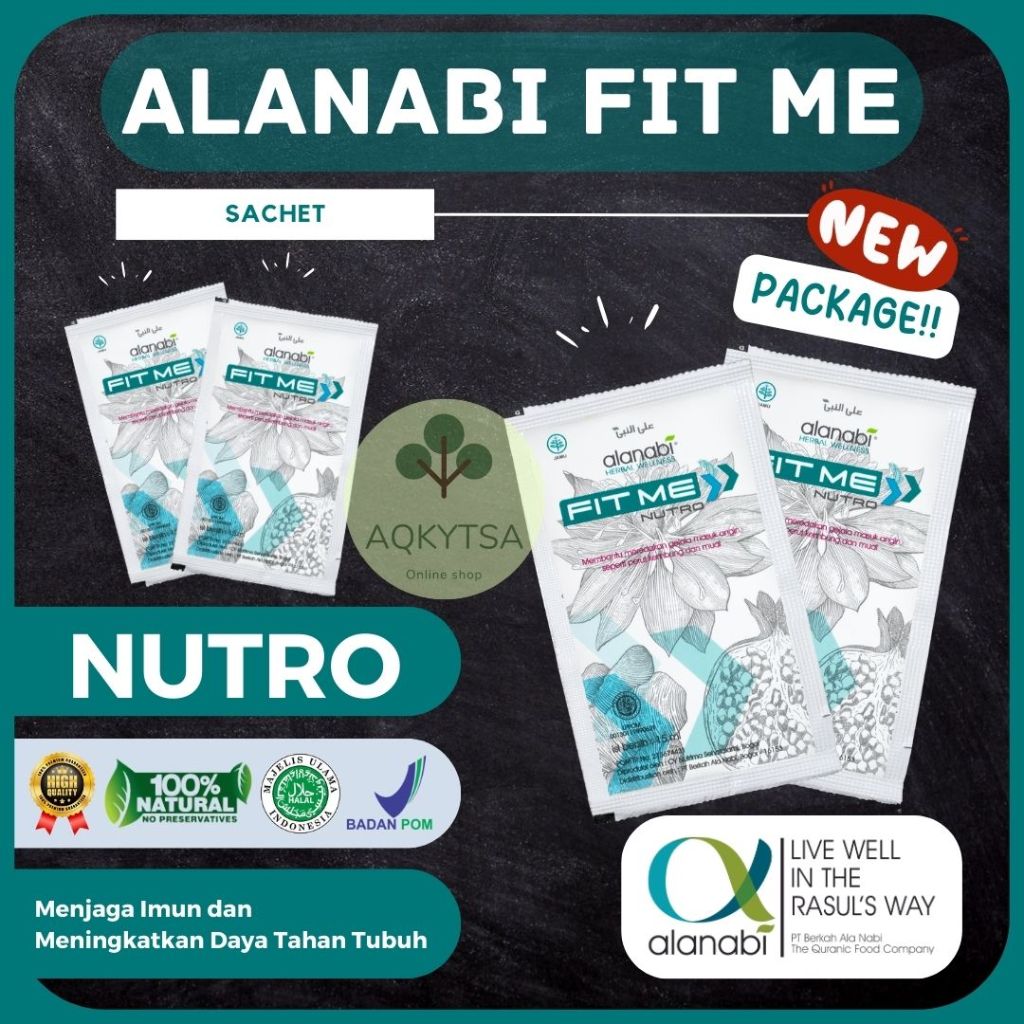 

Alanabi Fit Me Nutro Sachet Minuman Herbal Kesehatan