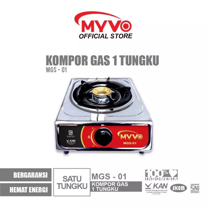 MYVO Kompor Gas 1 Tungku MGS-01