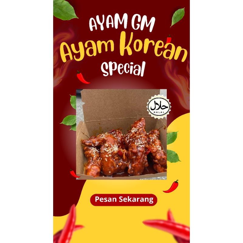 

MENU AYAM GM (Ayam Goreng Mania)