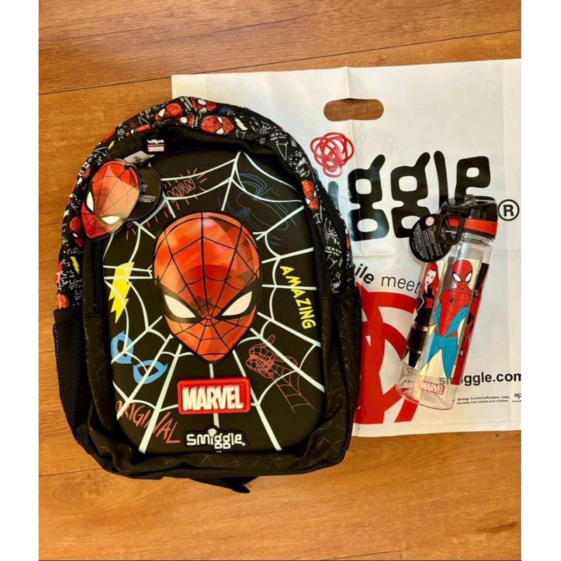 smiggle spiderman set