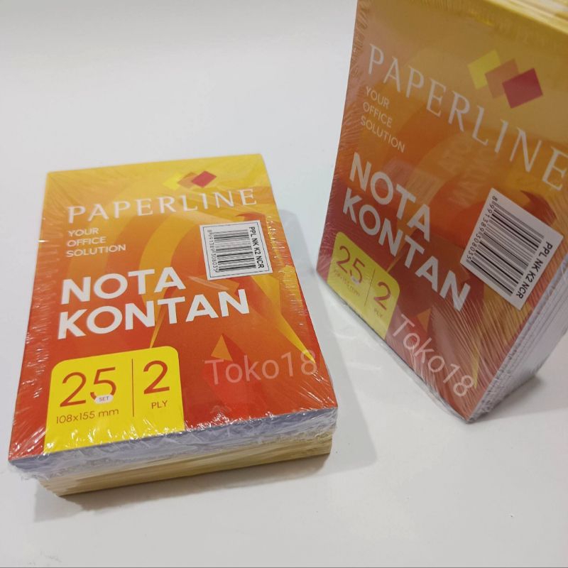 

1 Pak Nota 2 Ply Kecil Paperline & Forte(Isi 10 Buku)