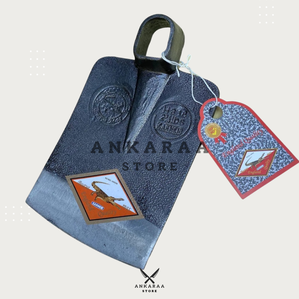 Cangkul Carmen Asli Crocodile Import England - Pacul Cangkul Tanah Anti Gompal Anti Lengket - Pacul