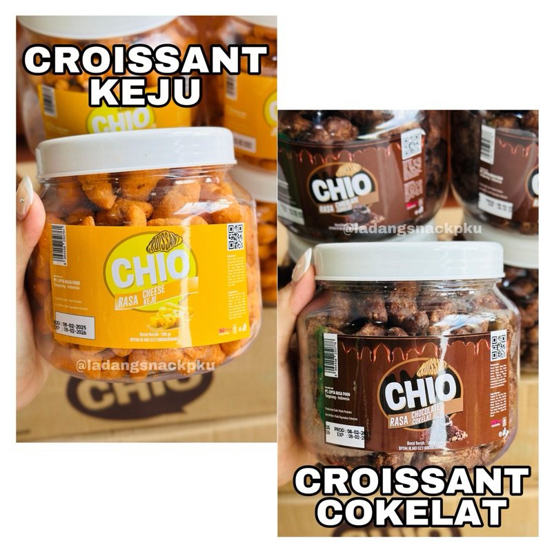 

[PACK] CHIO CROISSANT / CHIO CROISSANT COKELAT / CHIO CROISSANT KEJU / LADANG SNACK PEKANBARU / AGEN SACK PEKANBARU / DISTRIBUTOR SNACK PEKANBARU