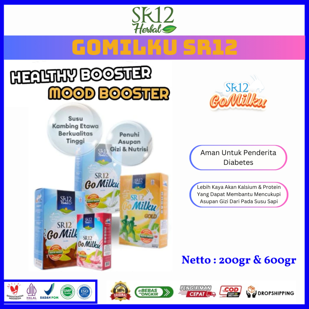 

Go Milku SR12 Halal Susu Kambing Etawa Premium Meningkatkan Kesehatan Imun Aman Bumil Busui
