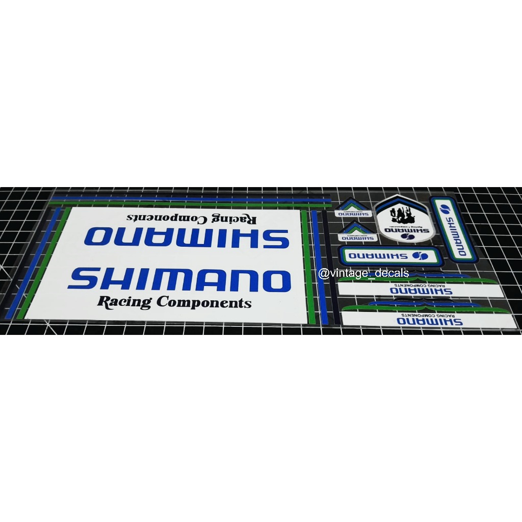 sticker sepeda shimano RACING COMPONENTS & AERO DYNAMICS