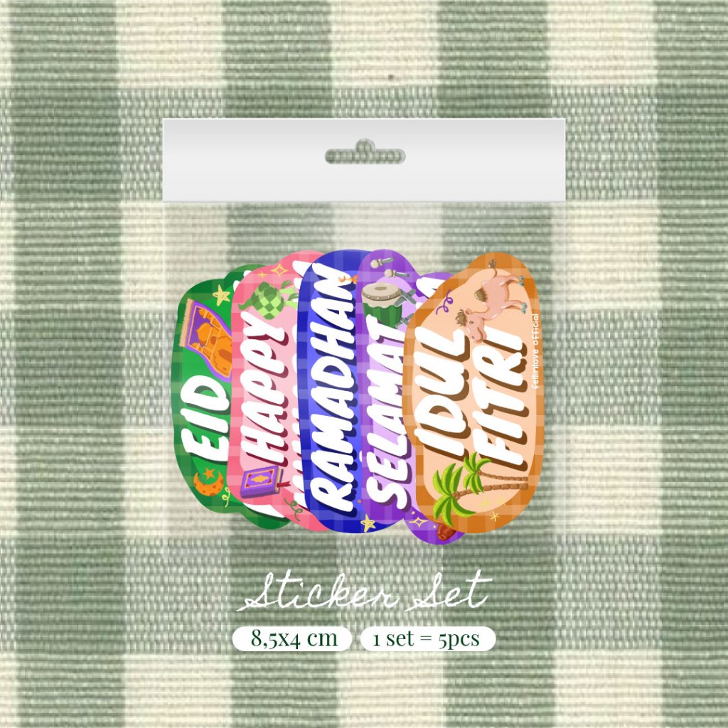 

[RAYA COLLECTION] 1 SET Wording Sticker | FellinLove