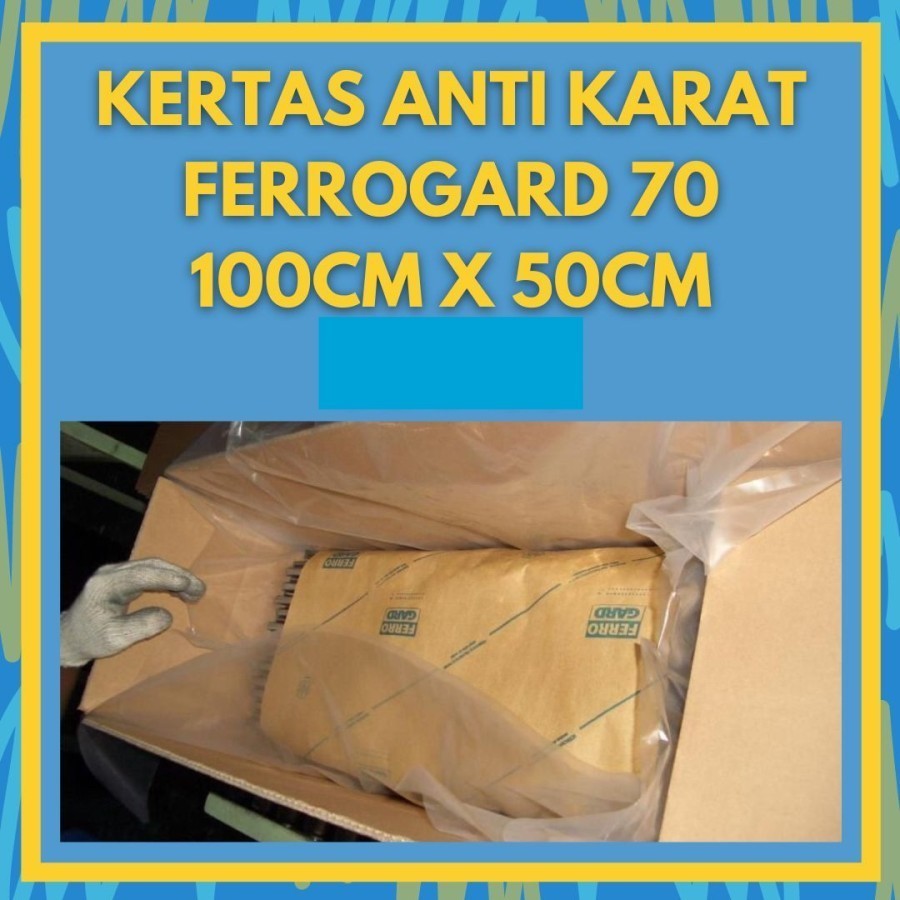 

KERTAS ANTI KARAT VCI PAPER FERROGARD 70 50CM X 100CM 10 PCS