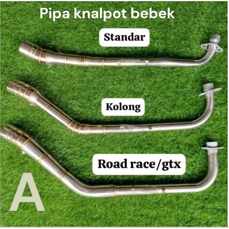PIPA KNALPOT ROAD RACE SUPRA 125 LEHER ROAD RACE BEBEK PIPA KNALPOT STANDAR BEBEK LEHER ROAD RACE JU