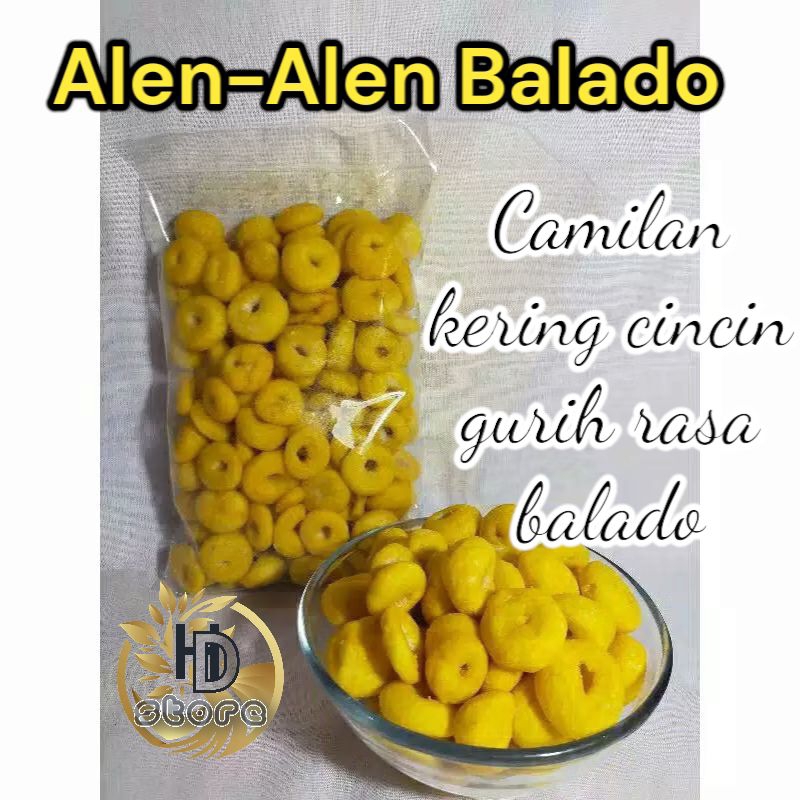 

kue cincin/Alen alen rasa balado khas trenggalek 500 gram