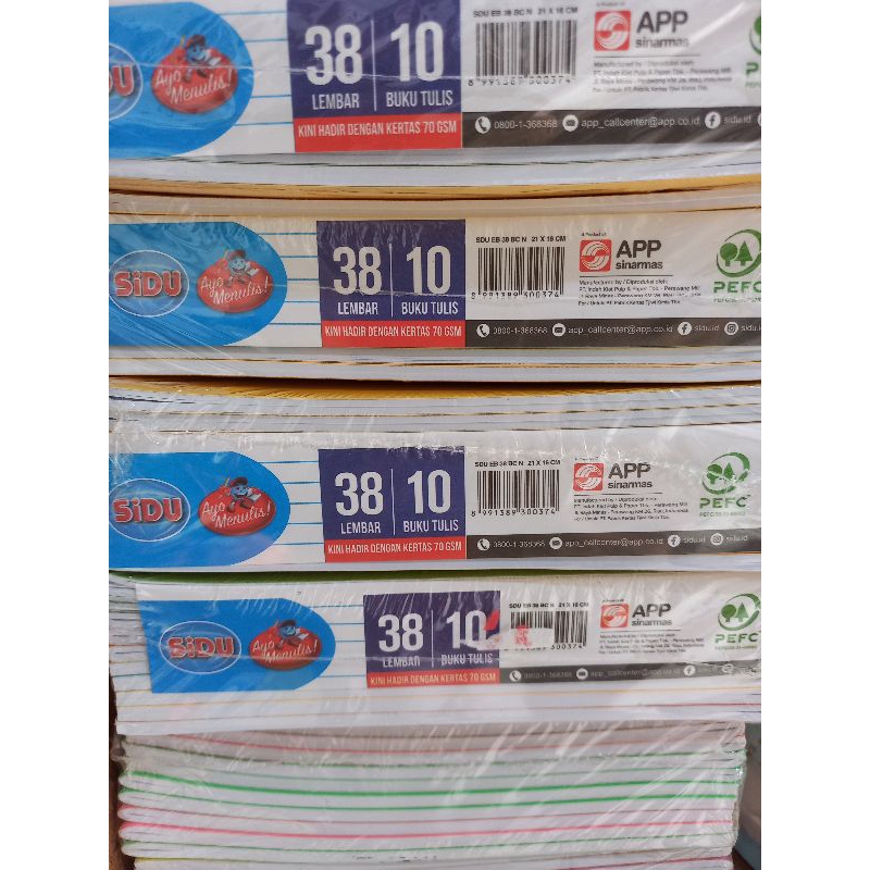 

Buku Tulis SIDU 1 pack isi 10 buku