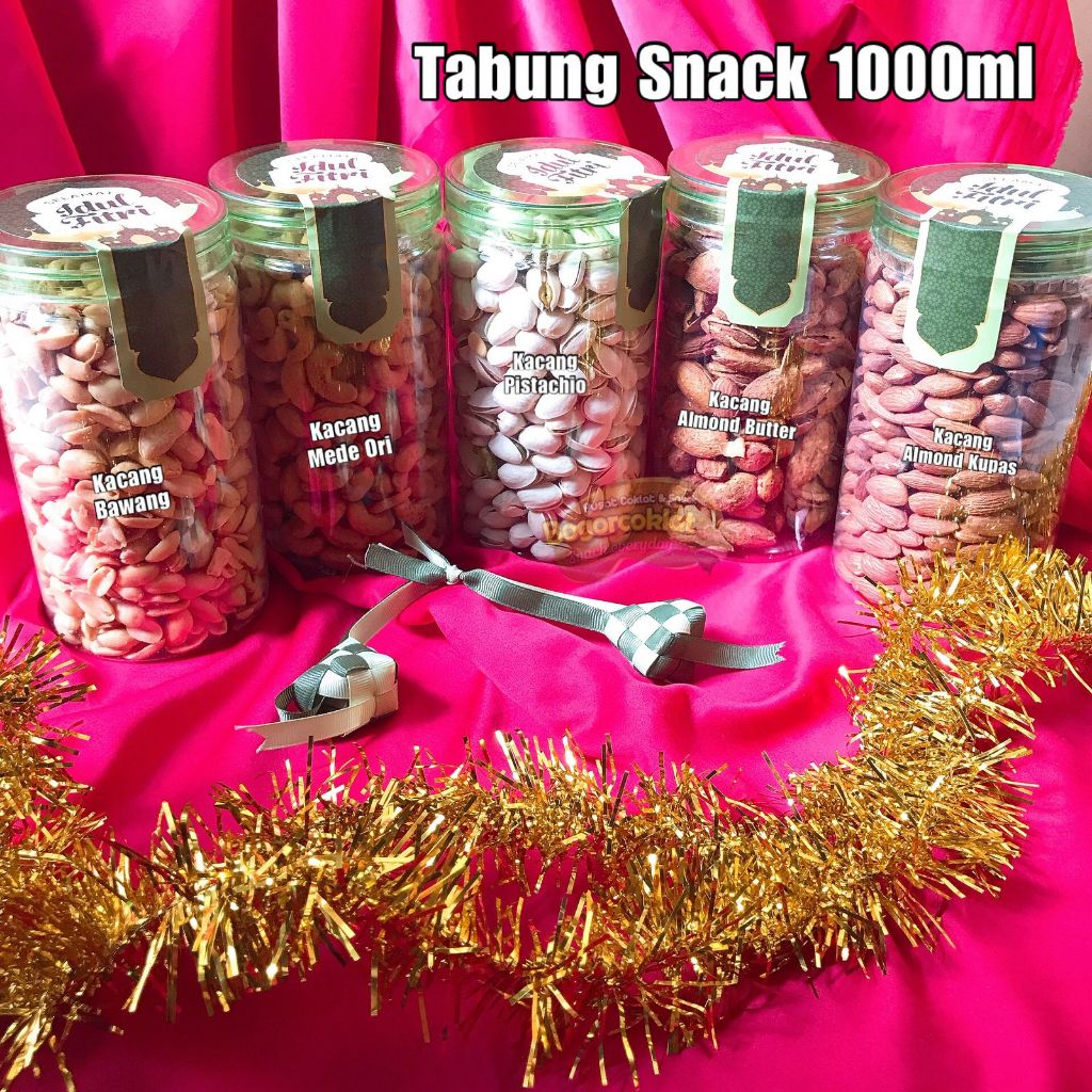 

Snack Kacang Toples 1000ml Lebaran 2025