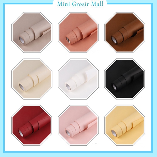 

Flower Wrapping Paper Full Color Cellophane Kertas Buket Bunga Warna Solid ROLL02