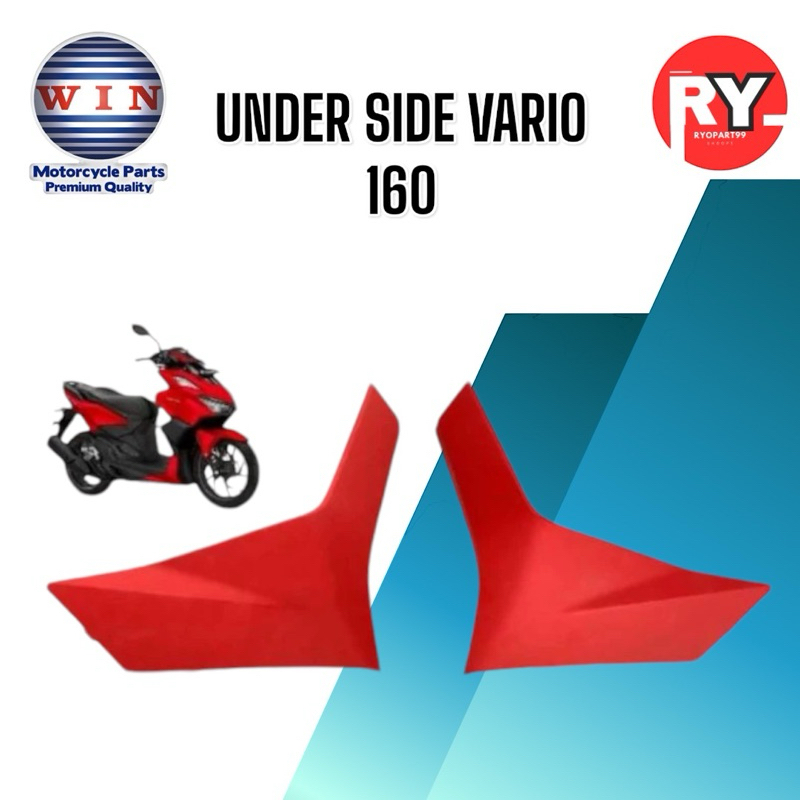 cover R L floor side dek samping bawah depan sayap bawah sirip bawah kanan kiri Vario new 160 tahun