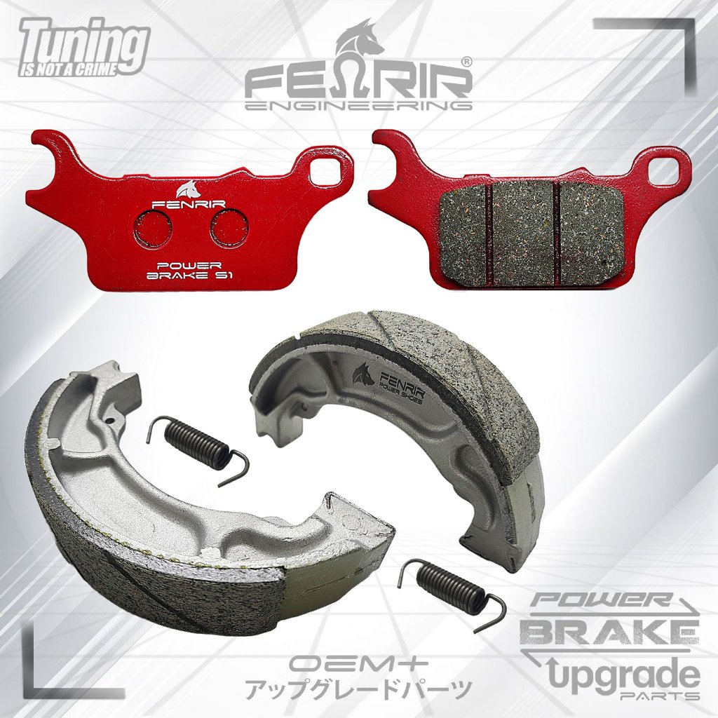 Kampas Rem Vario 160 CBS - Fenrir Ceramic Fusion Harian Balap Touring