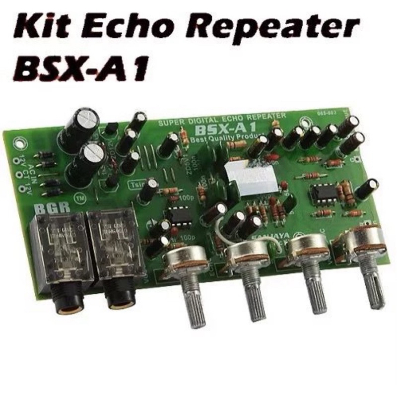 BSX-A1 BELL BGR KIT Pre-amp Echo Mic Repeater Digital Echo Mic Amplifier Audio Tone Control BSX A1 2