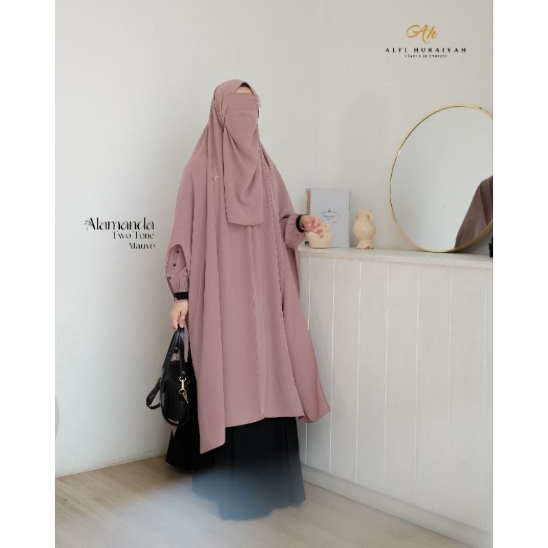 (Alfi Huraiyah)Alamanda Series Khimar Softpad