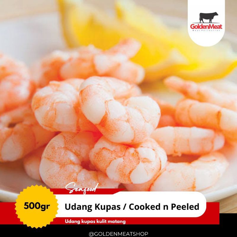 

udang kupas matang | cooked | frozen | premium | seafood | shrimp | 500gr