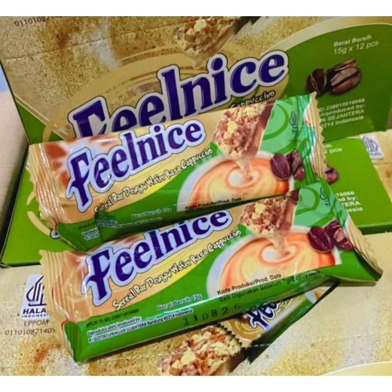 

Feelnice Sereal Bar Kemasan Pack isi 12pcs
