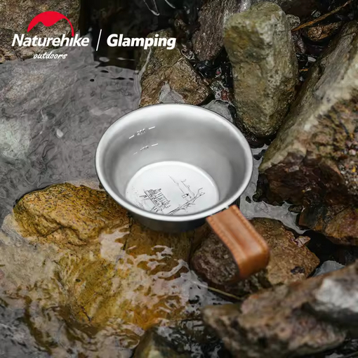 STAINLESS STEEL BOWL 300ML NATUREHIKE NH21SJ002