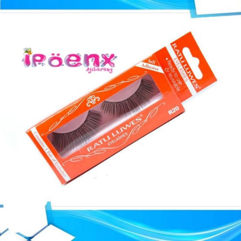 ORIGINAL Bulu Mata Palsu / Eyelashes Ratu Luwes R28 Self Adhesive