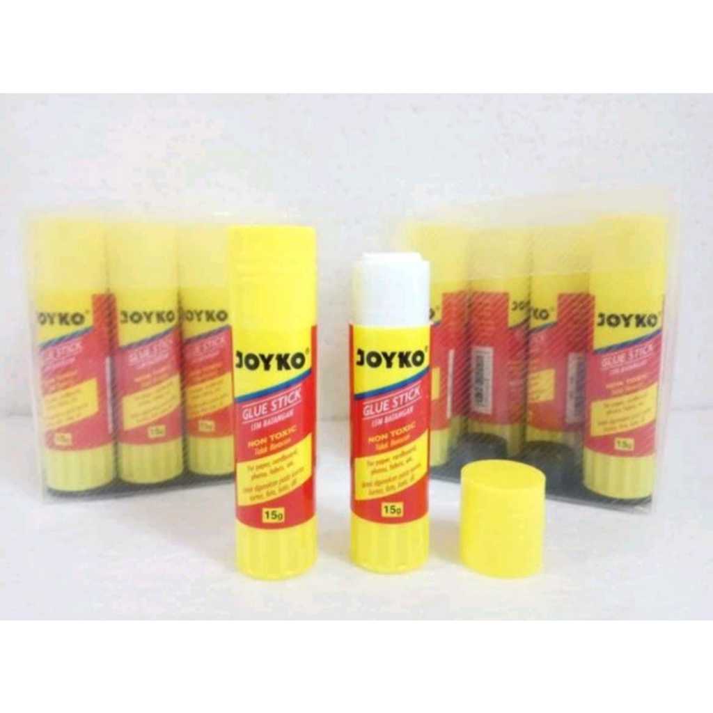 

[1BOX 12PCS] JOYKO Glue Stick / Lem Stick / Lem Stik 15gr JOYKO GS-15