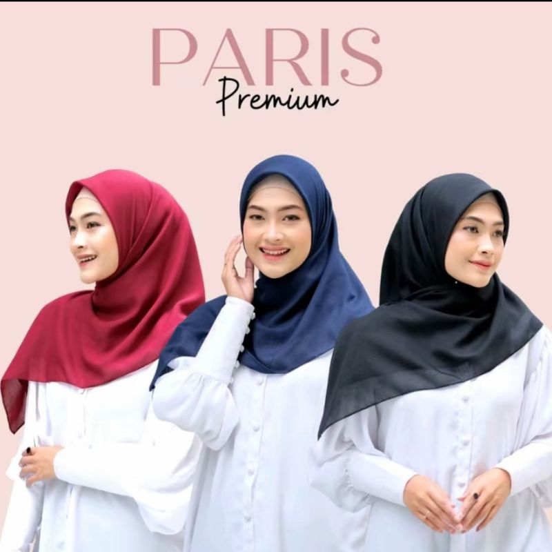 La Lavender - Hijab Paris Premium Bahan Baby Paris Premium Ukuran 110 x 110 cm / Paris Segi Empat