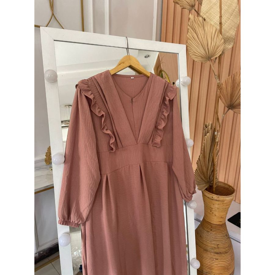 Milla Gamis Premium Lebaran Ibu Emak Coksu Milo Jumbo Simpel Terbaru 2025 M L XL XXL XXXL 2XL 3XL