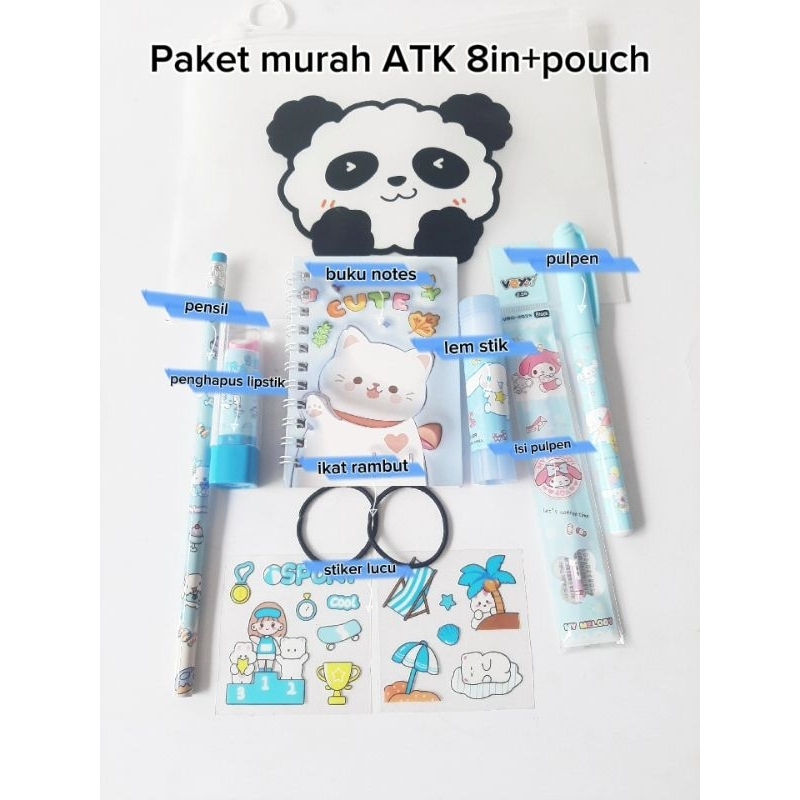 

paket murah ATK 8in1+pouch